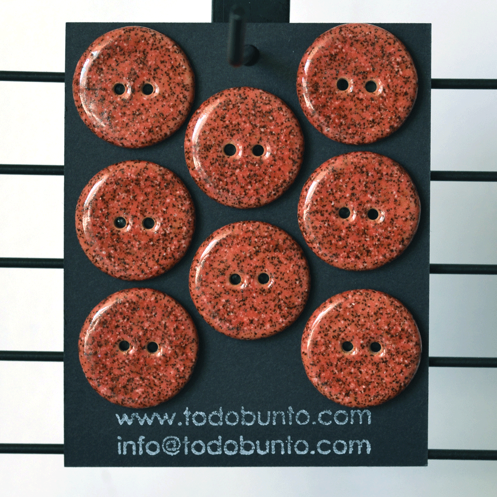 8pcs. 23 mm ceramic buttons
