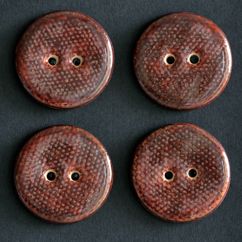 23 mm ceramic buttons plum