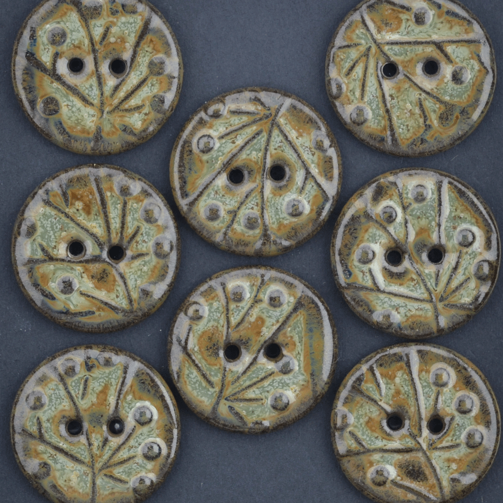 23mm ceramic buttons rowan tree