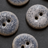 8 pcs. 17-18mm  ceramic buttons purple sugar