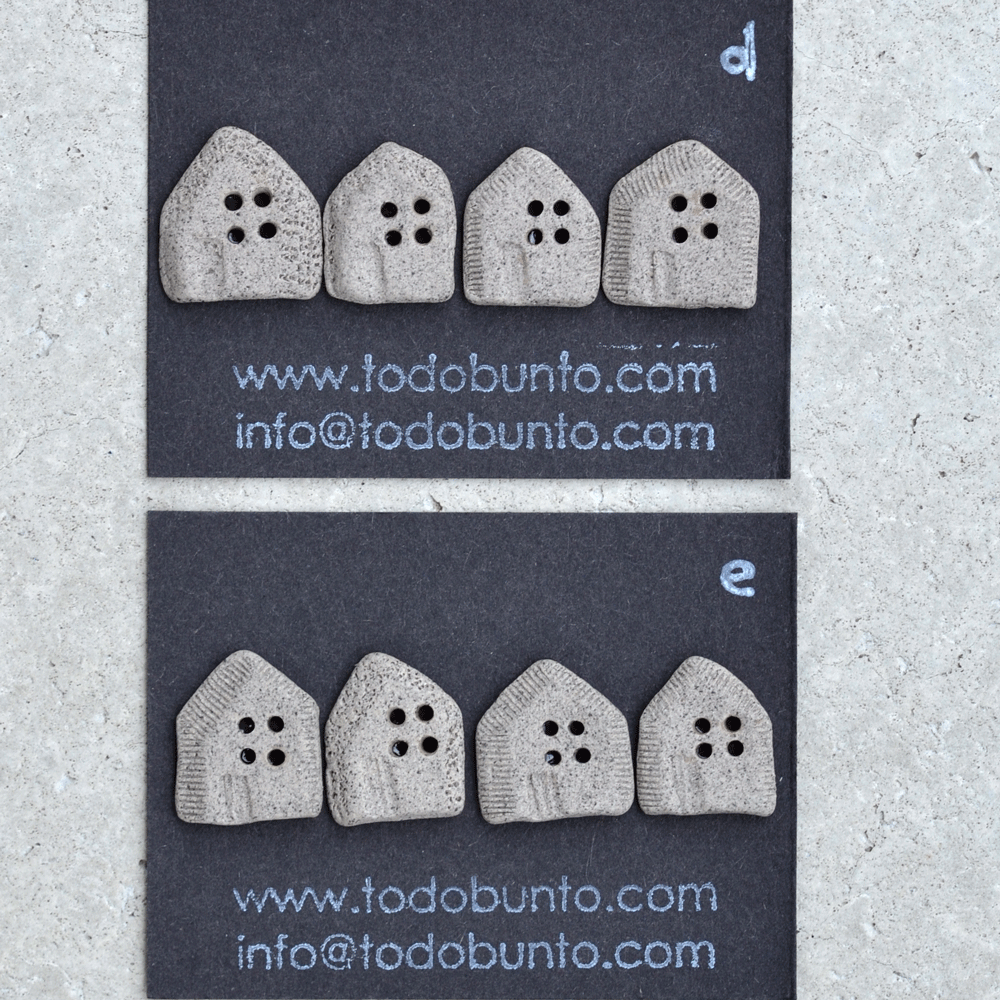 ceramic buttons houses