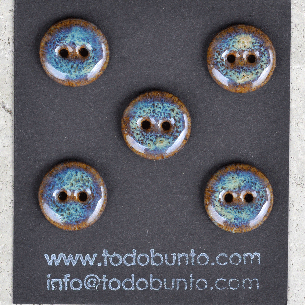 5 pcs. 15/16mm ceramic buttons