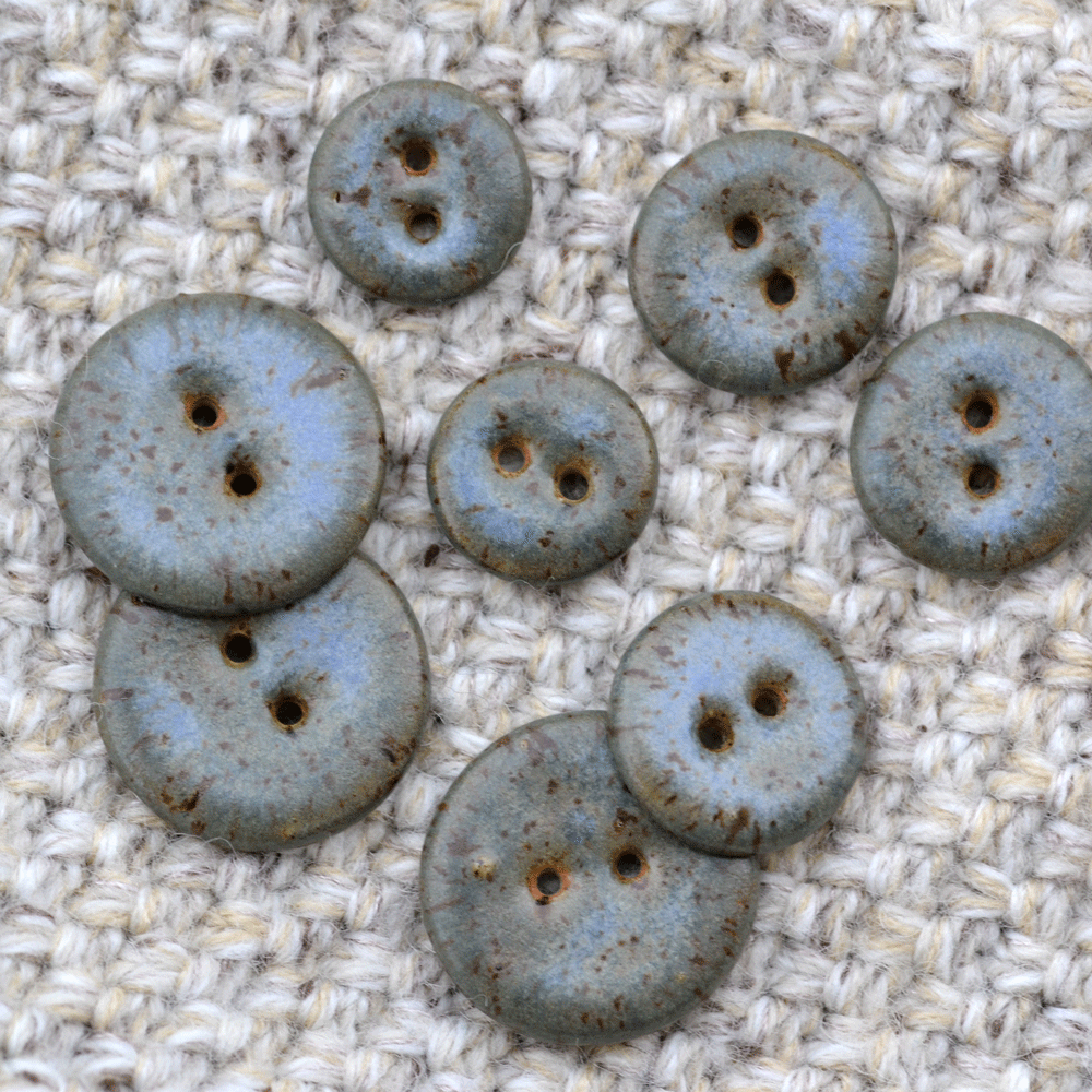 6 pcs. 23mm ceramic buttons Reykjavik
