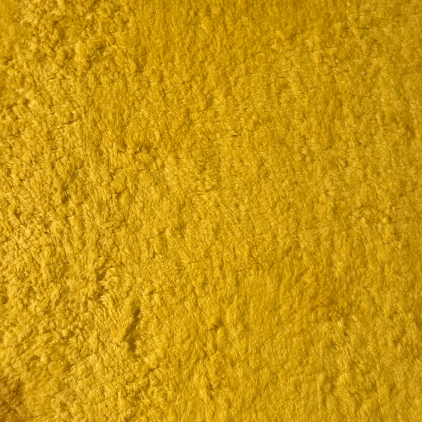Baumwollteddy Fleece Gelb 0,25m