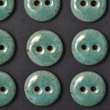 15mm ceramic buttons Robins Egg