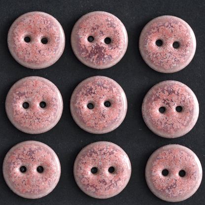 15-16mm mm ceramic buttons magenta sky