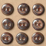 16mm ceramic buttons peppered plum