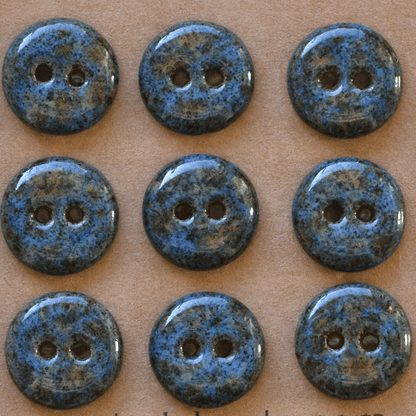 9 pcs. 15-16mm ceramic buttons storm
