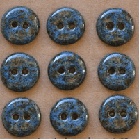 9 pcs. 15-16mm ceramic buttons storm
