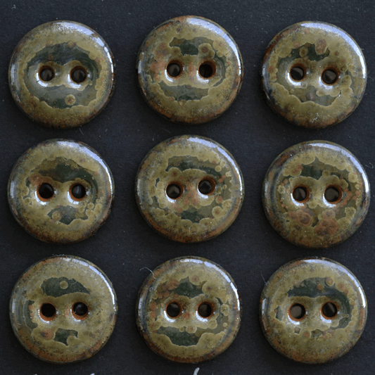 15-16mm ceramic buttons swamp