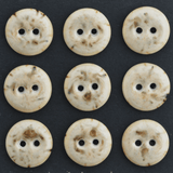 9 pcs. 15-16mm porcelain buttons capuccino