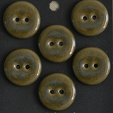 18 mm ceramic buttons army green