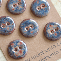 17/18mm porcelain buttons fireworks