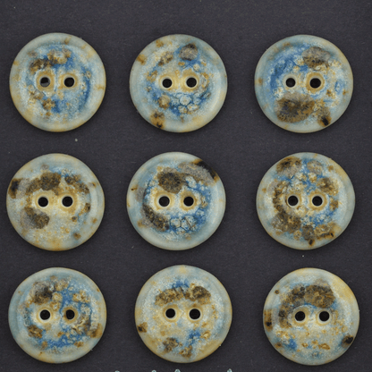 17/18mm porcelain buttons sea salt