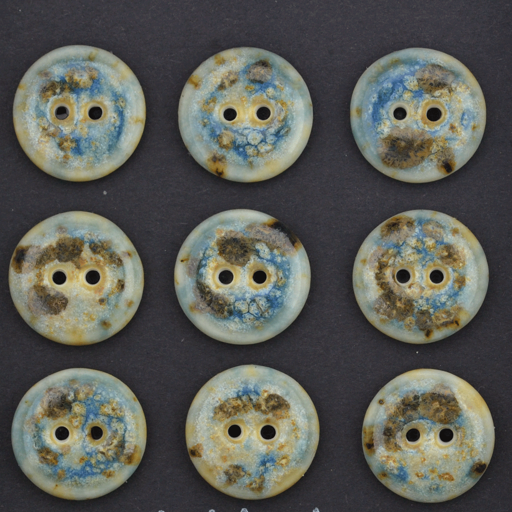 17/18mm porcelain buttons sea salt