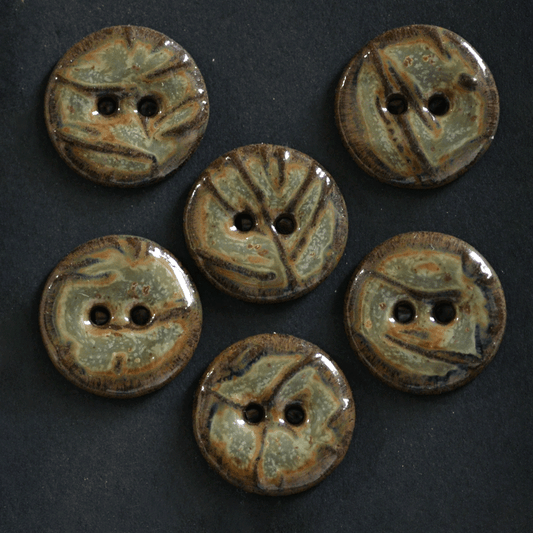 17-18mm ceramic buttons twigs