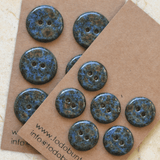 6 pcs. 23mm ceramic buttons storm