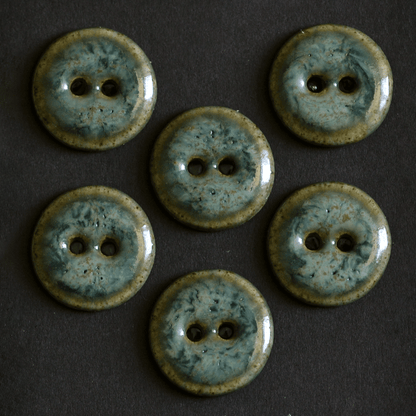 18 mm ceramic buttons alga marina