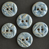 6 pcs. 18mm ceramic buttons Porto