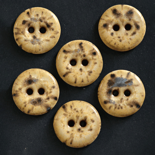 18mm ceramic buttons sandstone