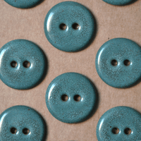 17/18mm ceramic buttons tourmaline