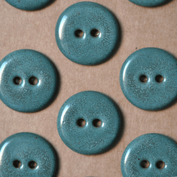 17/18mm ceramic buttons tourmaline