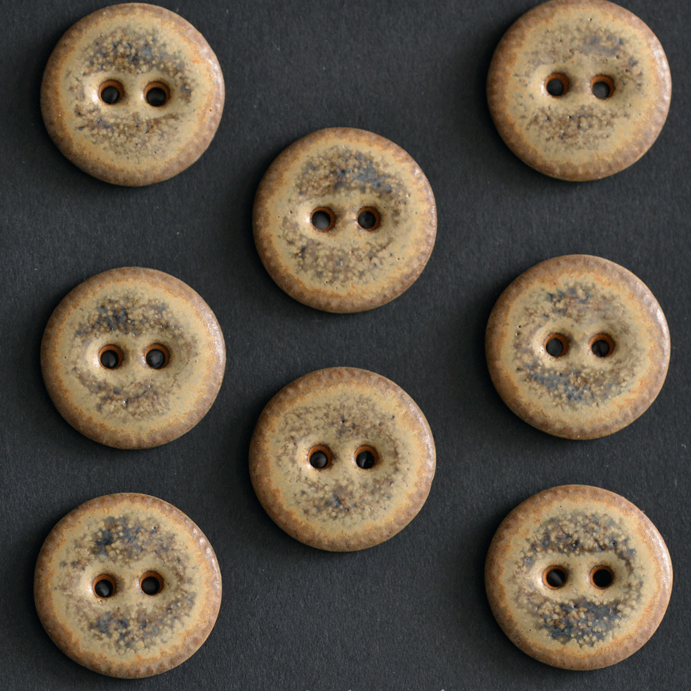 8 pcs. 18mm ceramic buttons Marrakech