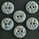 6 pcs. 18mm ceramic buttons Porto