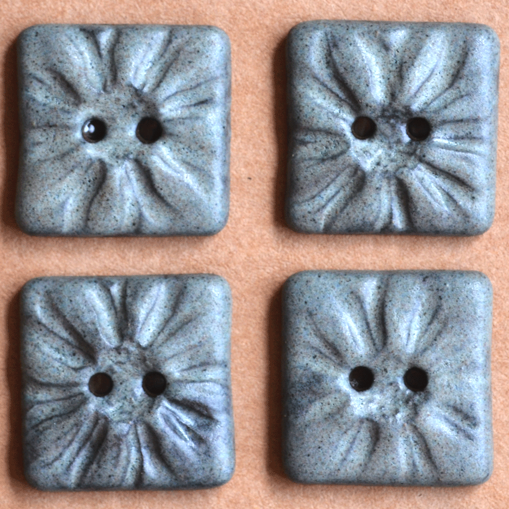 20x20mm ceramic buttons charcoal grey