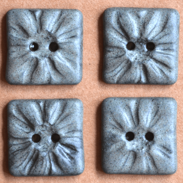 20x20mm ceramic buttons charcoal grey