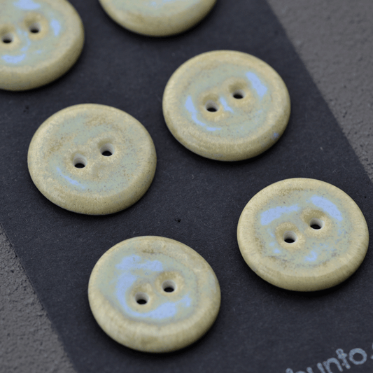 6 pcs. 23mm porcelain buttos oasis