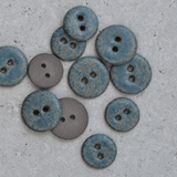 8pcs. 16mm ceramic buttons Birmingham light
