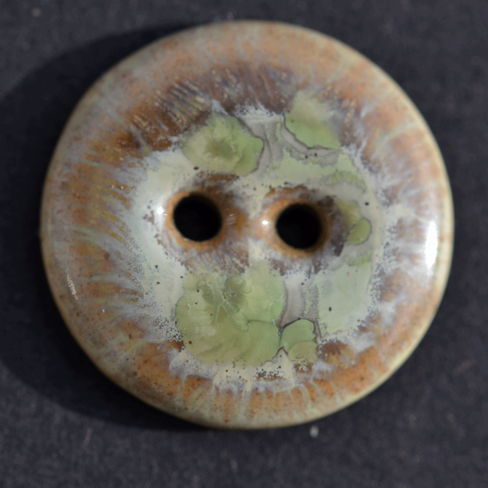 6 pcs. 17/18mm ceramic buttons crystal marmor