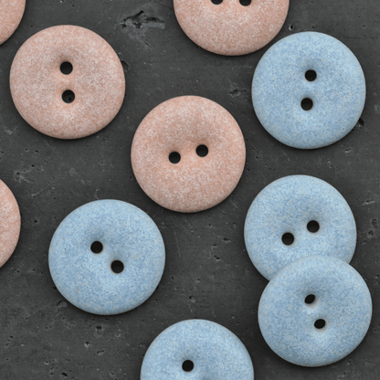 17/18mm porcelain buttons rose rock
