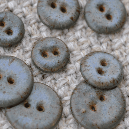 9 pcs. 15mm ceramic buttons Reykjavik