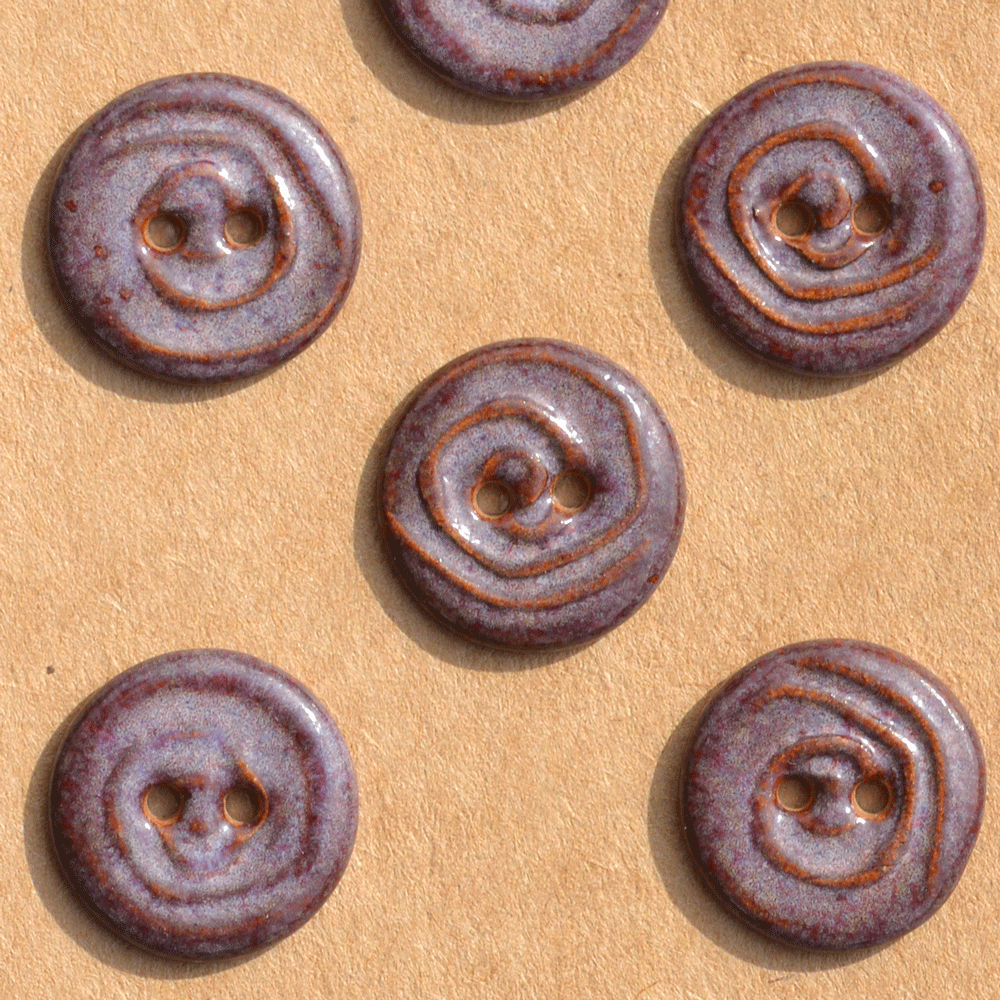 18mm ceramic buttons curls (merlot)