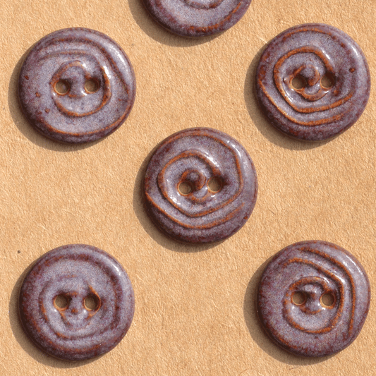 18mm ceramic buttons curls (merlot)