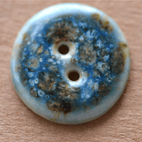 6pcs 22-23mm porcelain buttons sea