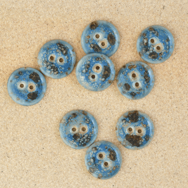 20mm porcelain buttons sea salt