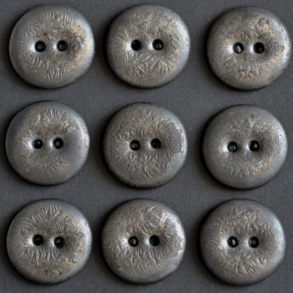 20-21mm ceramic buttons graphite