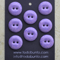 20-21mm  porcelain  buttons lilac/blau