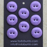 20-21mm  porcelain  buttons lilac/blau