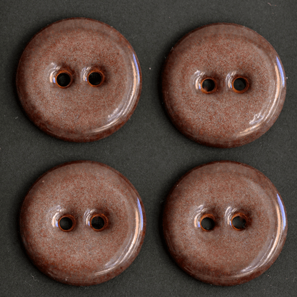 20mm ceramic buttons smokey merlot