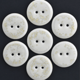 22-23mm porcelain buttons champagne