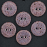 6 pcs. 22-23mm porcelain buttons blueberry yogurt