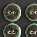 22-23 mm porcelain buttons black/green