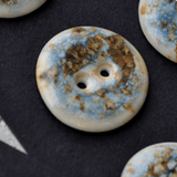 8pcs 22-23mm porcelain buttons sea salt