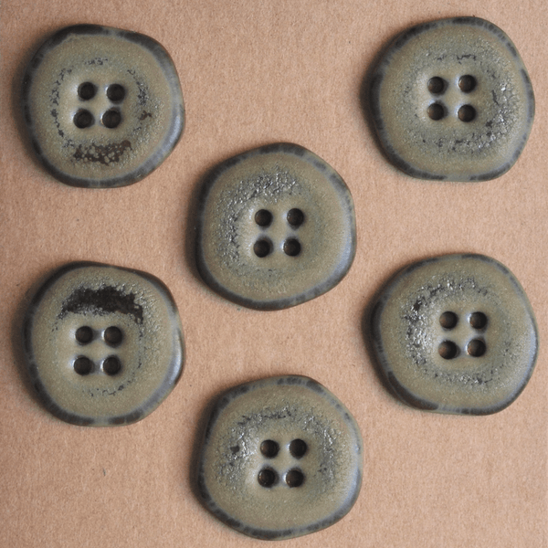 22mm porcelain buttons in stone form
