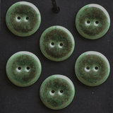 6 pcs. 22-23mm porcelain buttons cactus