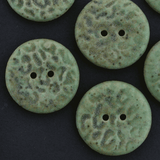6 pcs. 23mm ceramic buttons moos